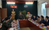 Đồng chí Tổng cục trưởng thăm và chúc Tết các đơn vị tại KCN An ninh.